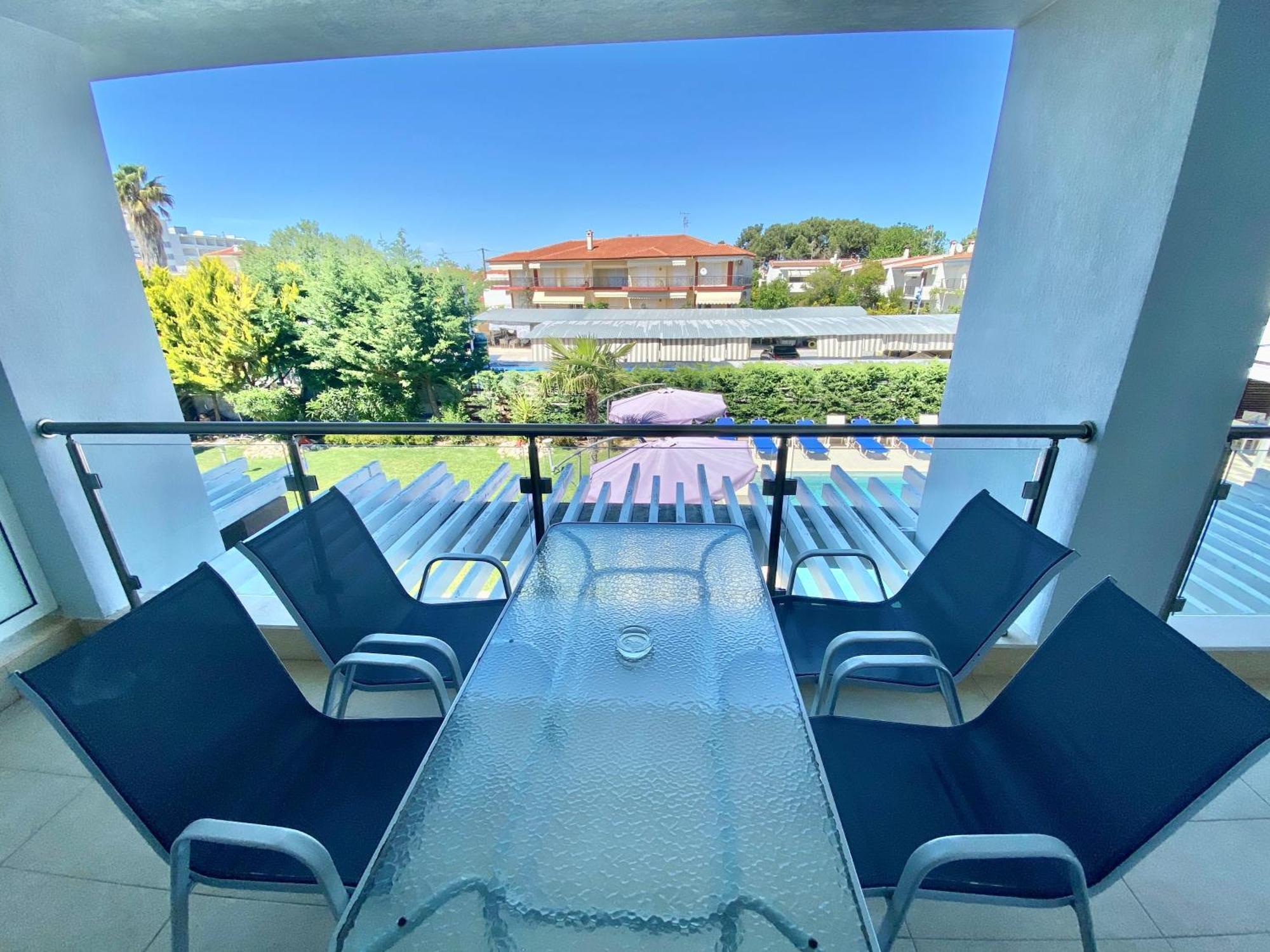 EllinFos ApartHotel Chaniotis Exterior foto