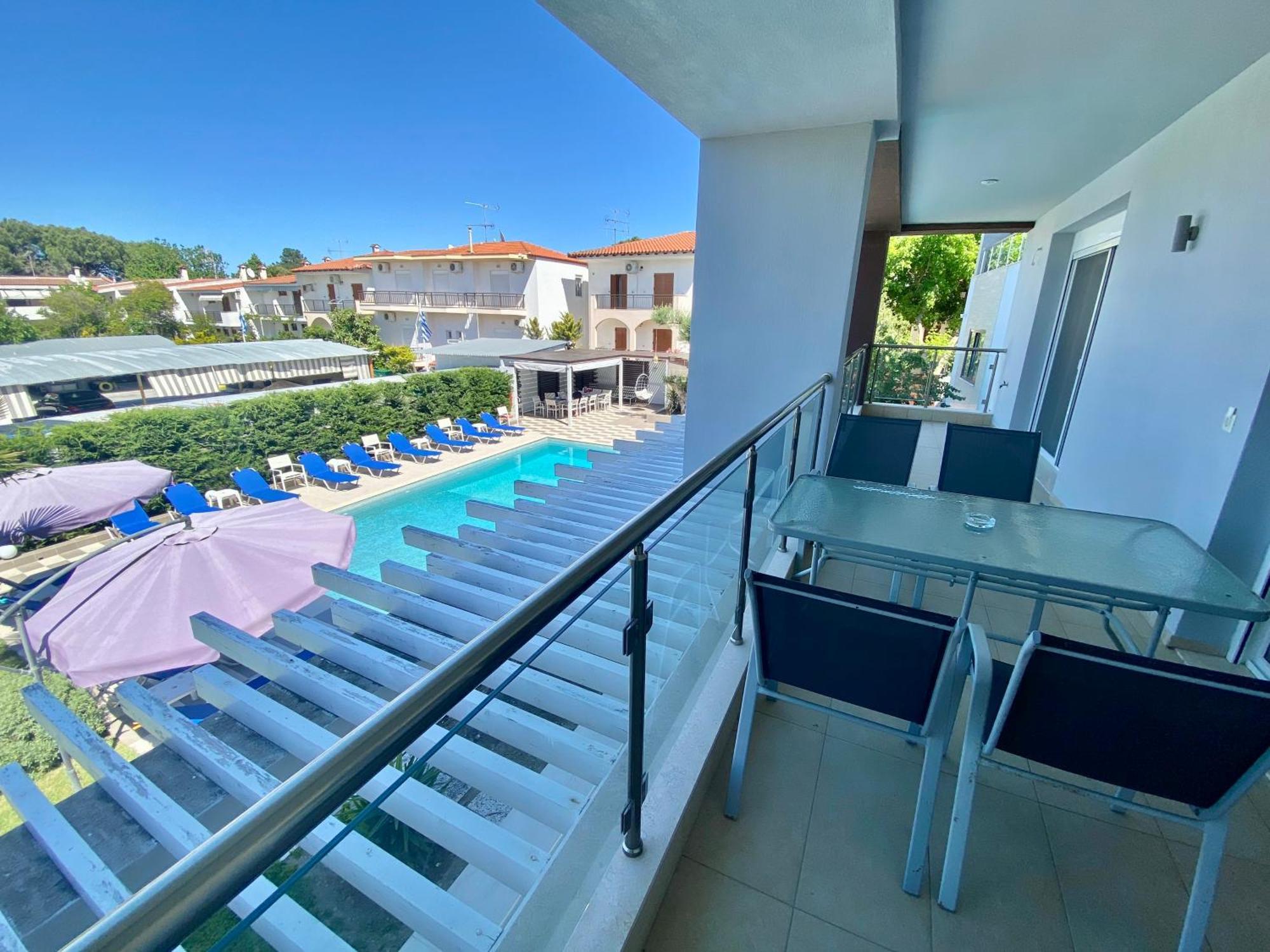 EllinFos ApartHotel Chaniotis Exterior foto